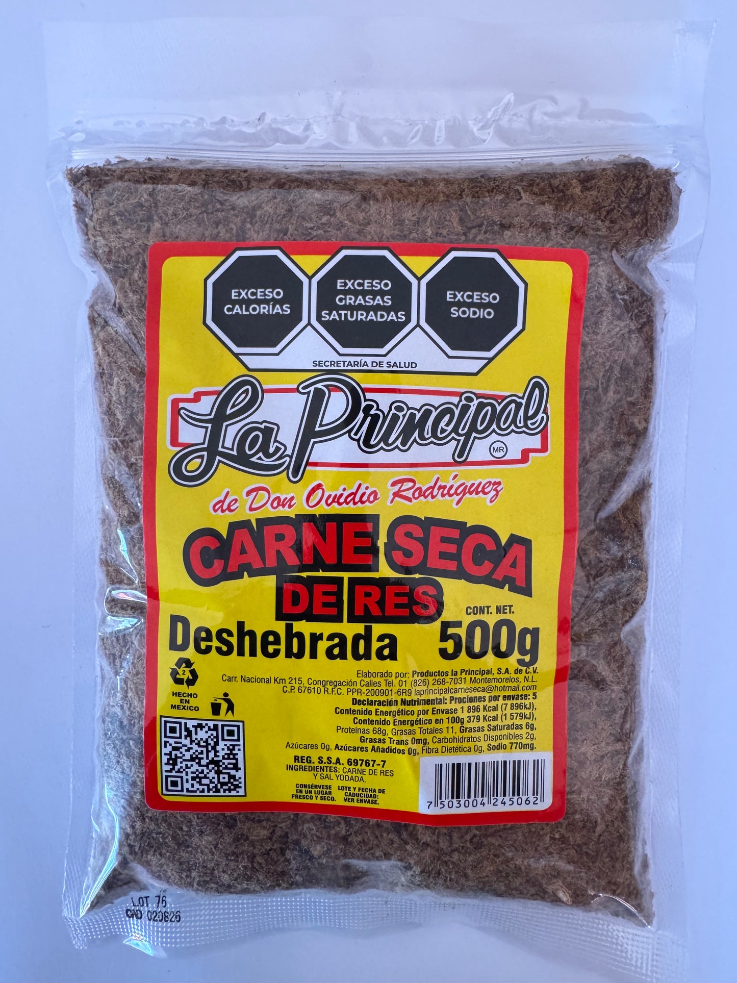 Carne Seca de Res - Deshebrada