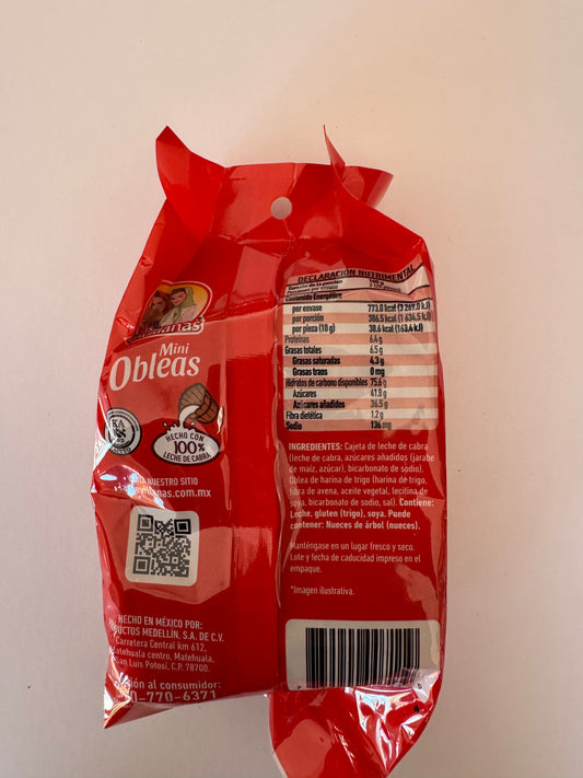 Mini obleas rellenas - Las sevillanas