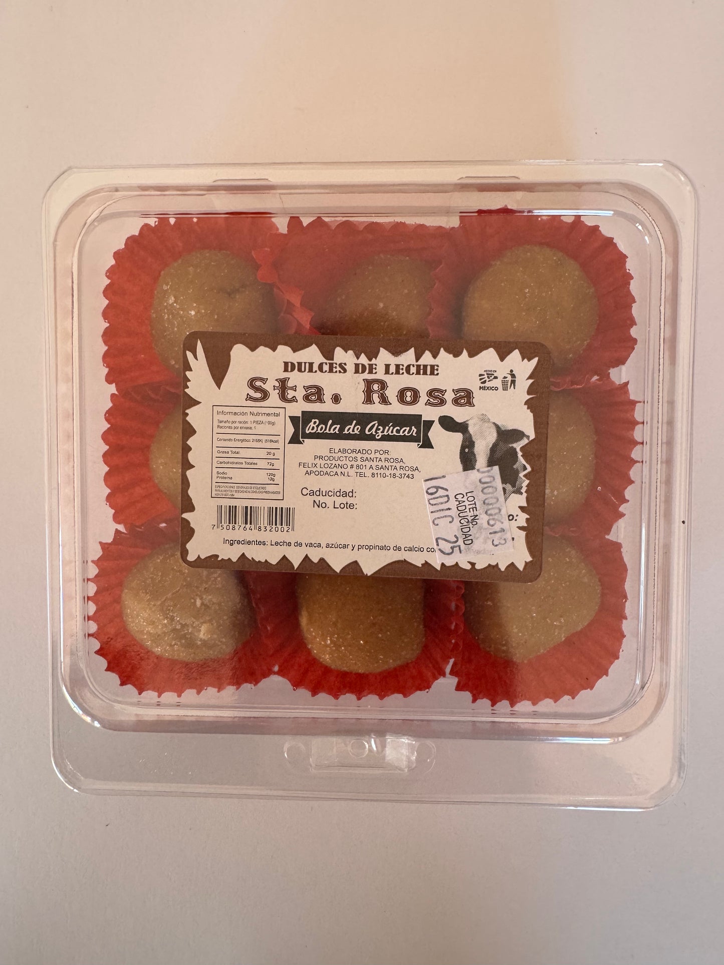 Bolitas de dulce de leche - Sta Rosa