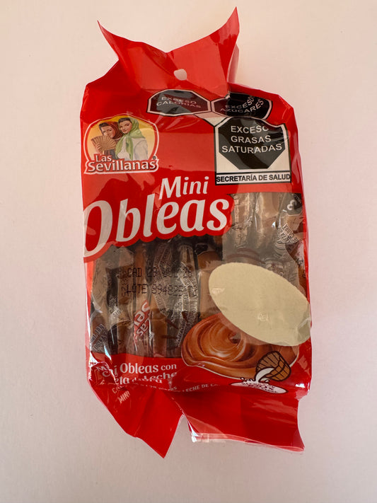Mini obleas rellenas - Las sevillanas