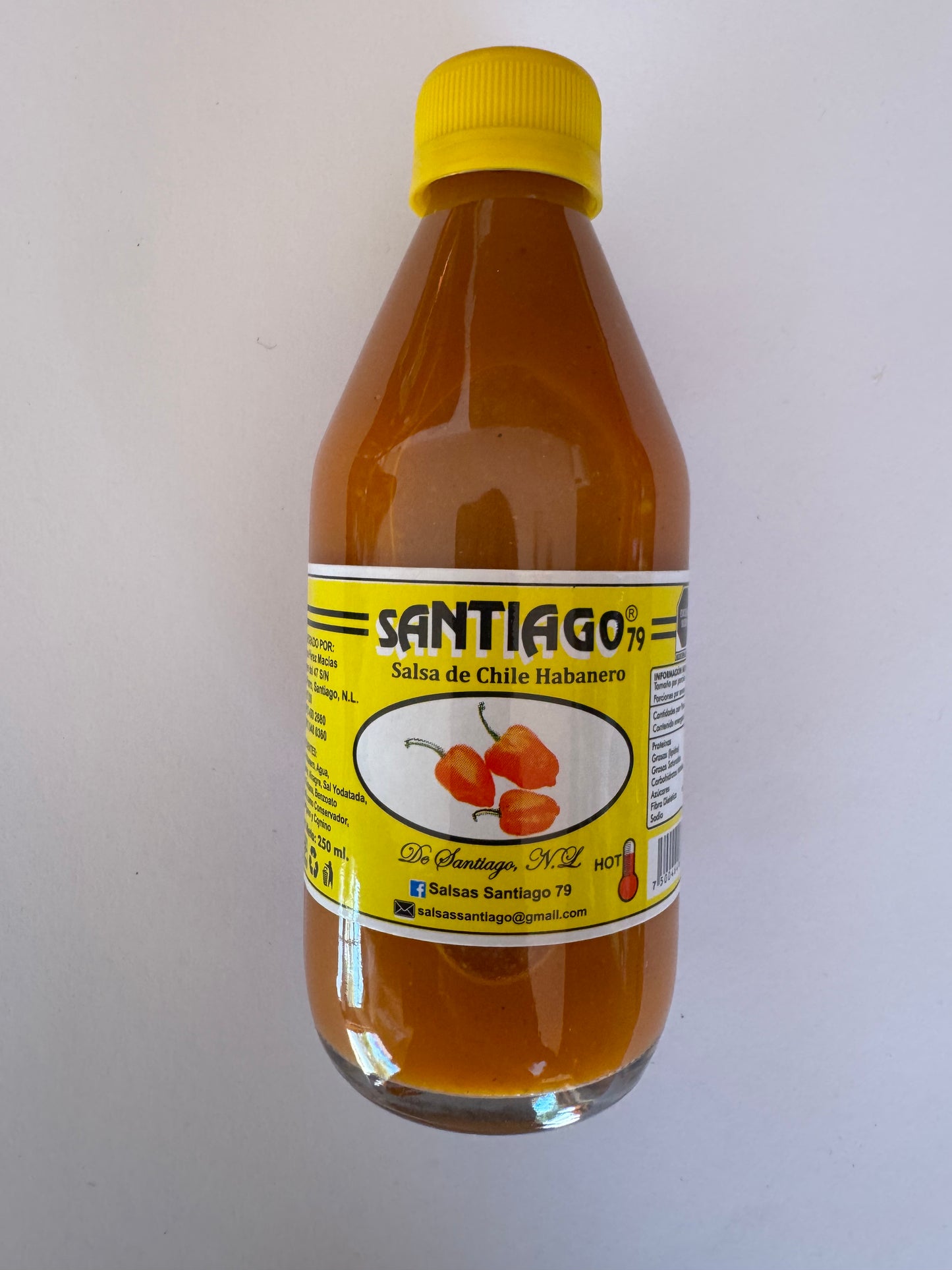 Salsa de chile habanero - Santiago