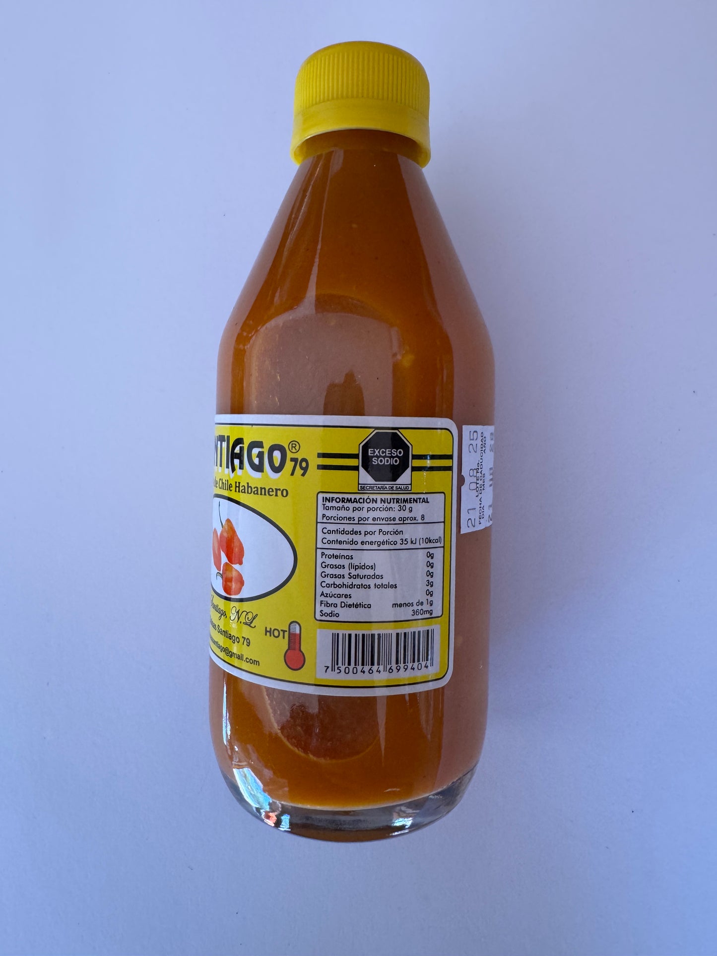 Salsa de chile habanero - Santiago