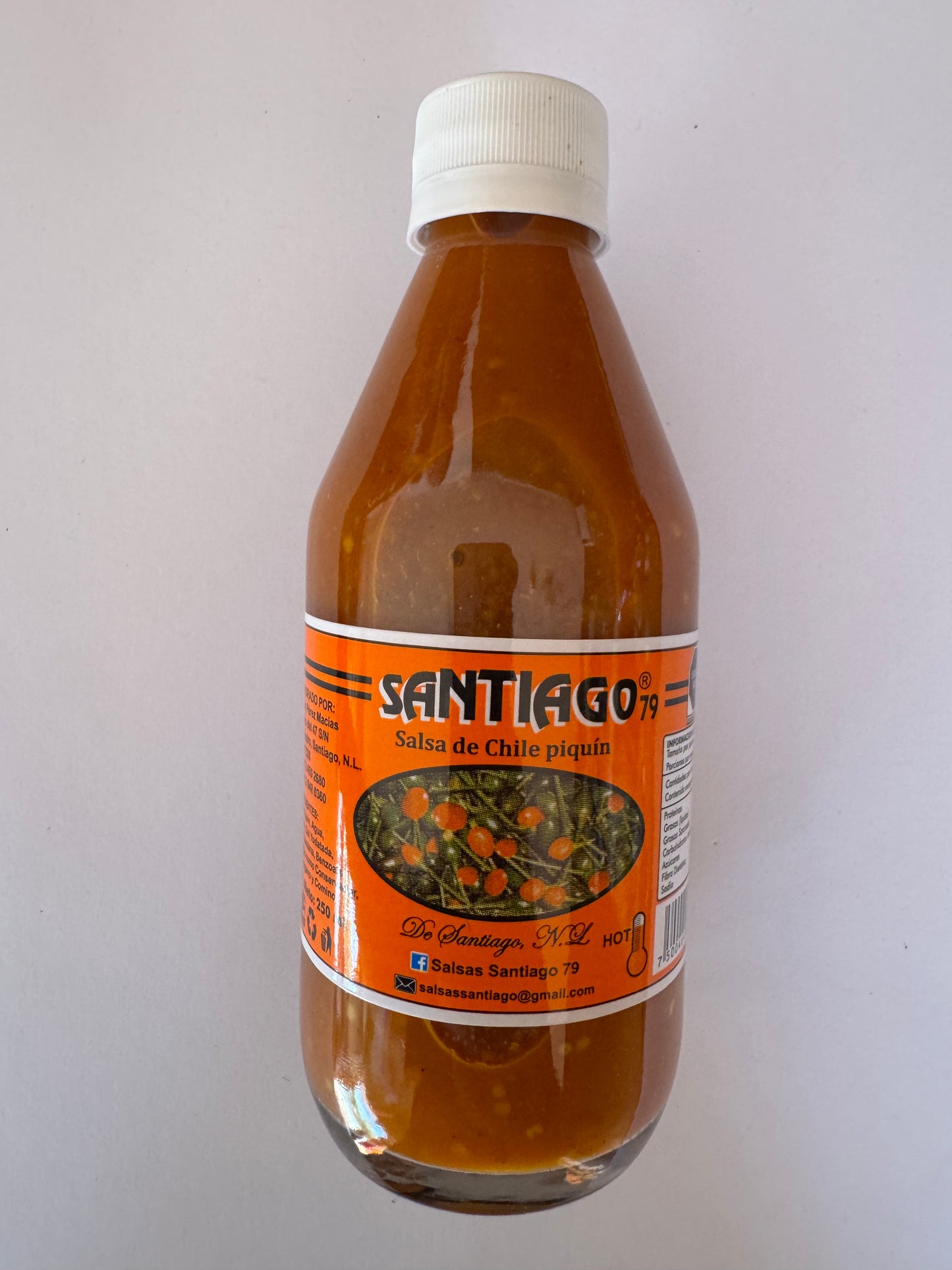 Salsa de chile piquin - Santiago