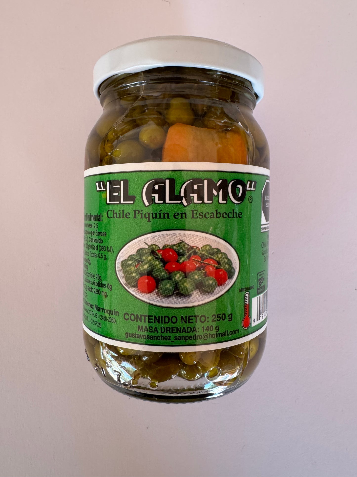 Chile piquín en escabeche - El Alamo